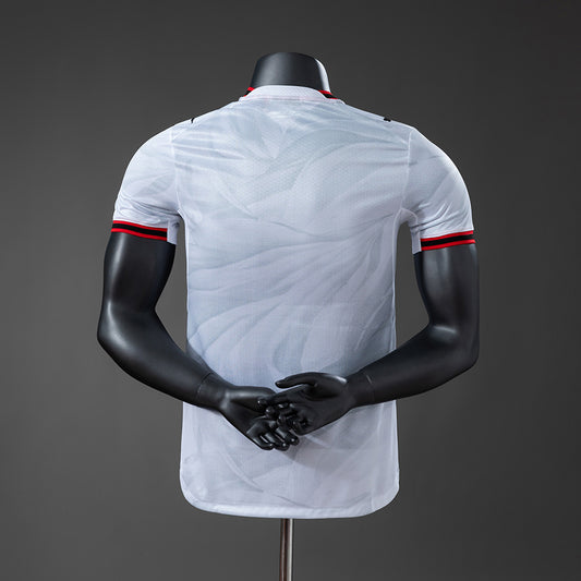 Camiseta AC Milan 2026/27 segunda equipación versión jugador detalle – Cortita y al Pie