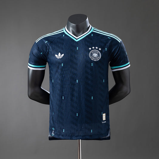 Camiseta Alemania Mundial 2026 segunda equipación versión jugador negra – Cortita y al Pie