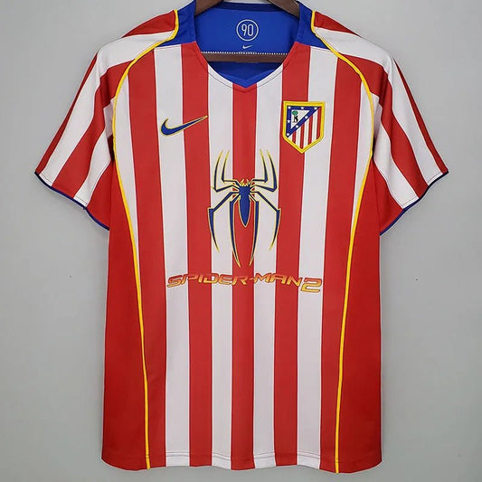 Camiseta retro Atlético de Madrid 2004/05 primera equipación rojiblanca Fernando Torres – Cortita y al Pie