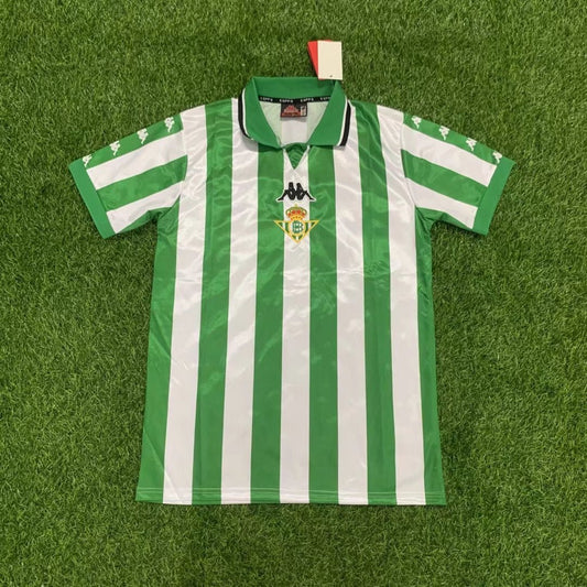 Camiseta retro Real Betis 1994/95 primera equipación verdiblanca Villamarín LaLiga – Cortita y al Pie