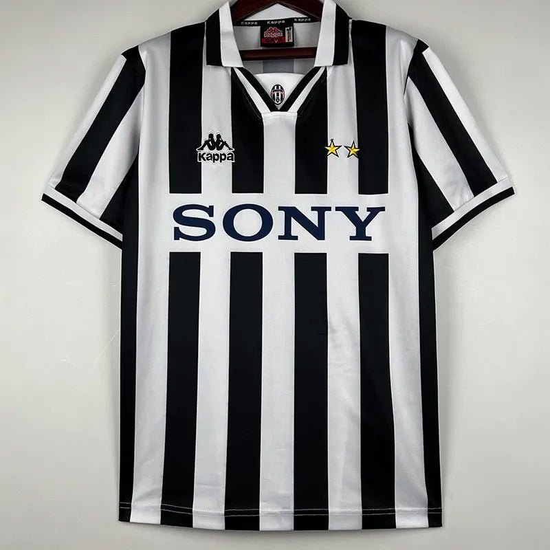 Camiseta retro Juventus 1996/97 primera equipación bianconera Del Piero Zidane Champions – Cortita y al Pie