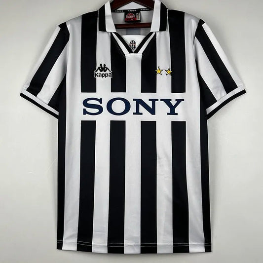 Camiseta retro Juventus 1996/97 primera equipación bianconera Del Piero Zidane Champions – Cortita y al Pie