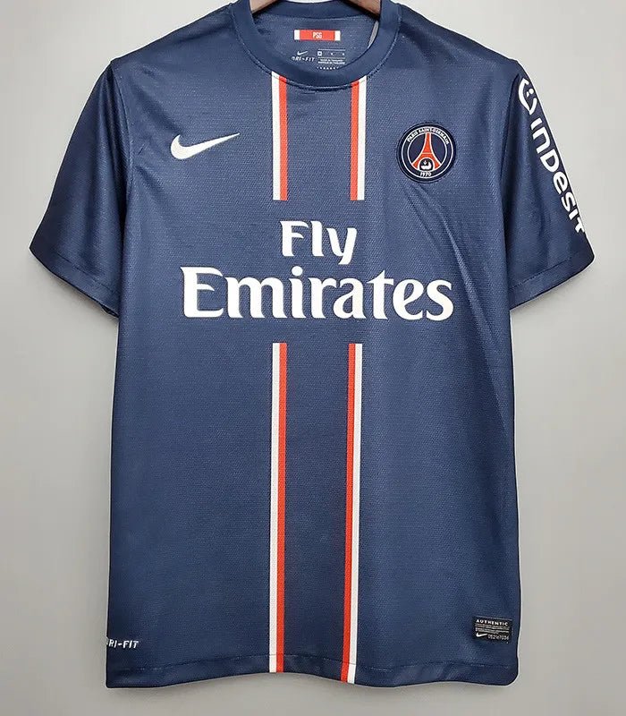 Camiseta retro PSG 2012/13 primera equipación azul roja Ibrahimovic Ligue 1 – Cortita y al Pie