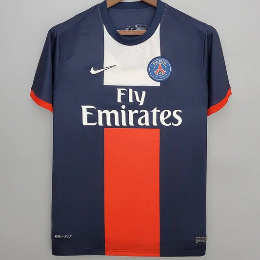 Camiseta retro PSG 2013/14 primera equipación azul Ibrahimovic Cavani Parc – Cortita y al Pie